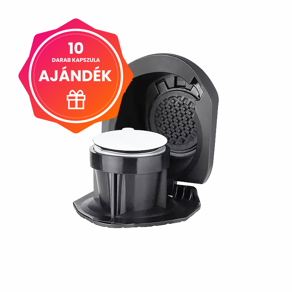 Kapszula adapter Dolce Gusto gépekhez – 2. típus - 10 kapszula ajándék!