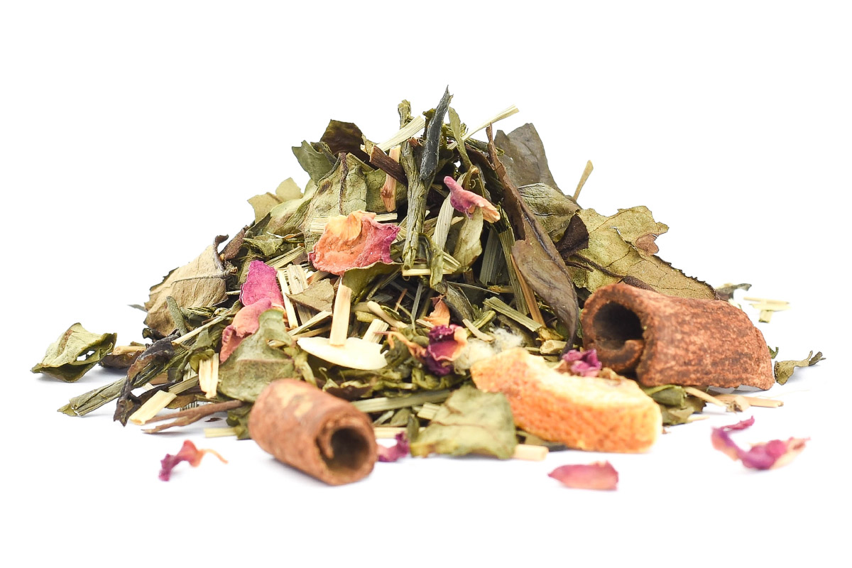 Tea kapszulában. Fehér tea. 